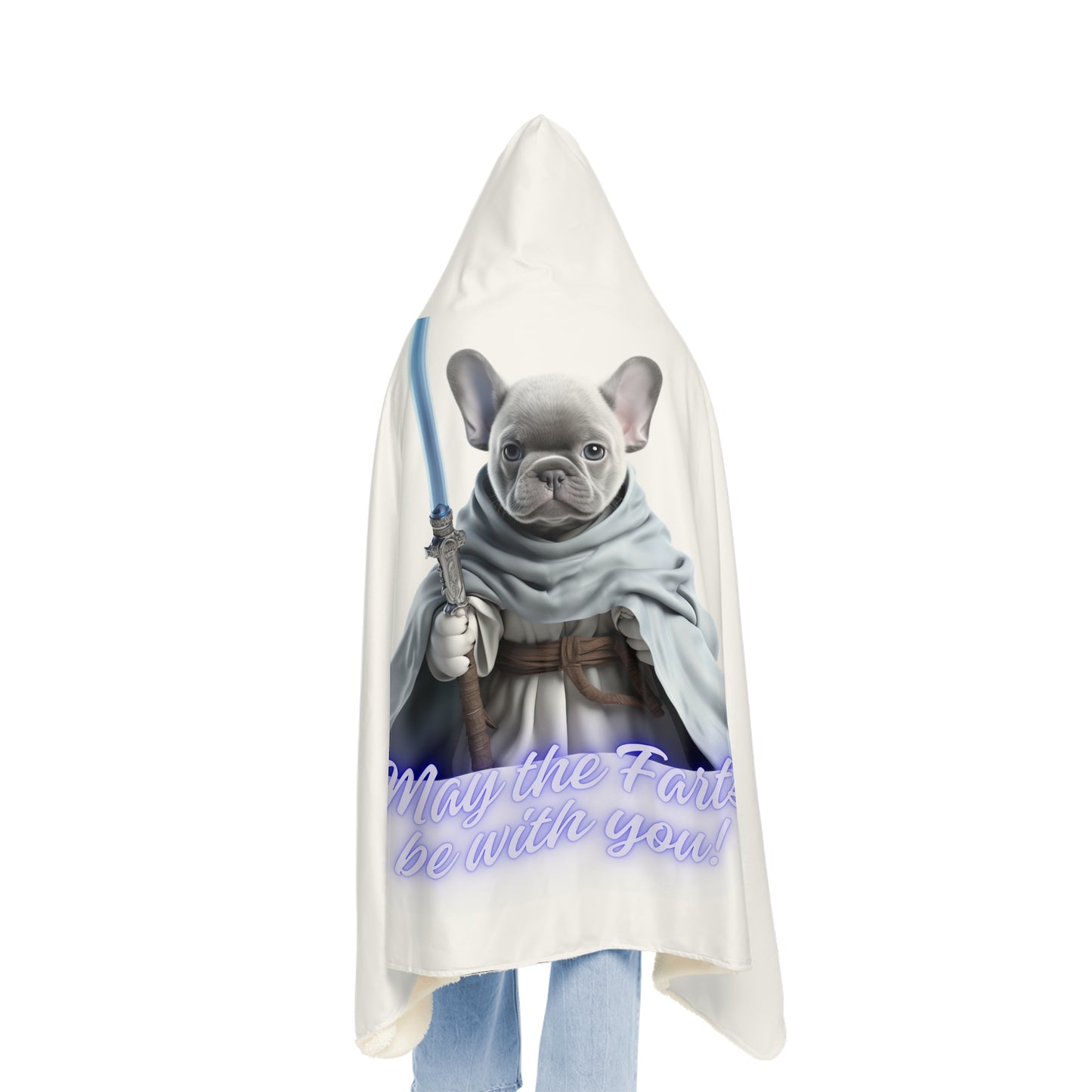 May the farts be with you! - Frenchie Snuggle Blanket