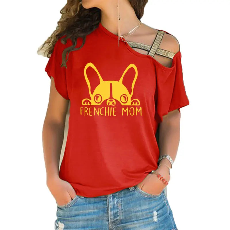 Frenchie Mom Summer Fashion T-Shirt