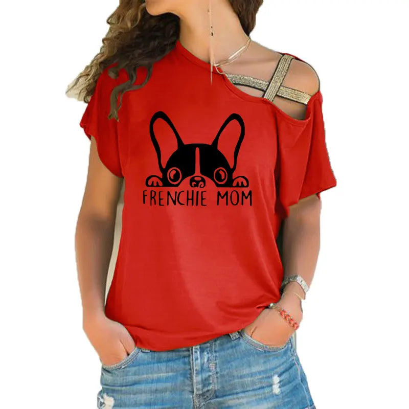 Frenchie Mom Summer Fashion T-Shirt