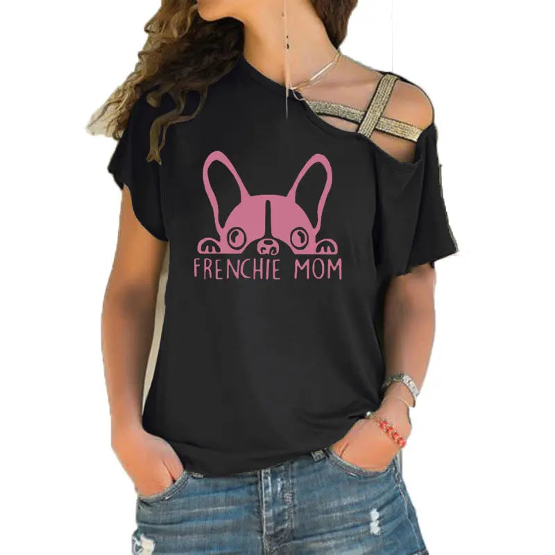 Frenchie Mom Summer Fashion T-Shirt