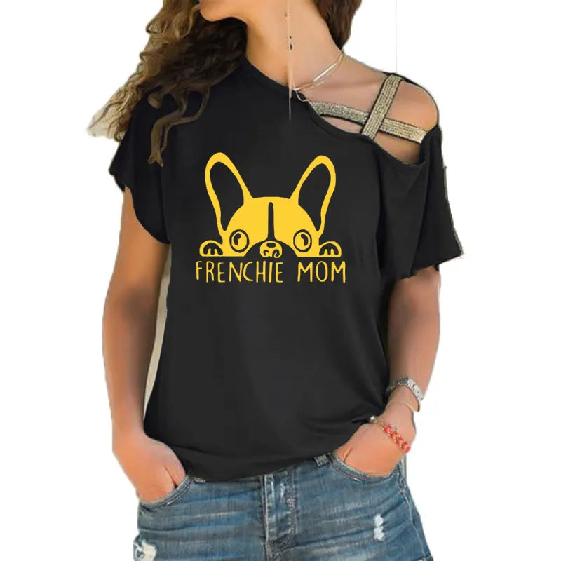 Frenchie Mom Summer Fashion T-Shirt