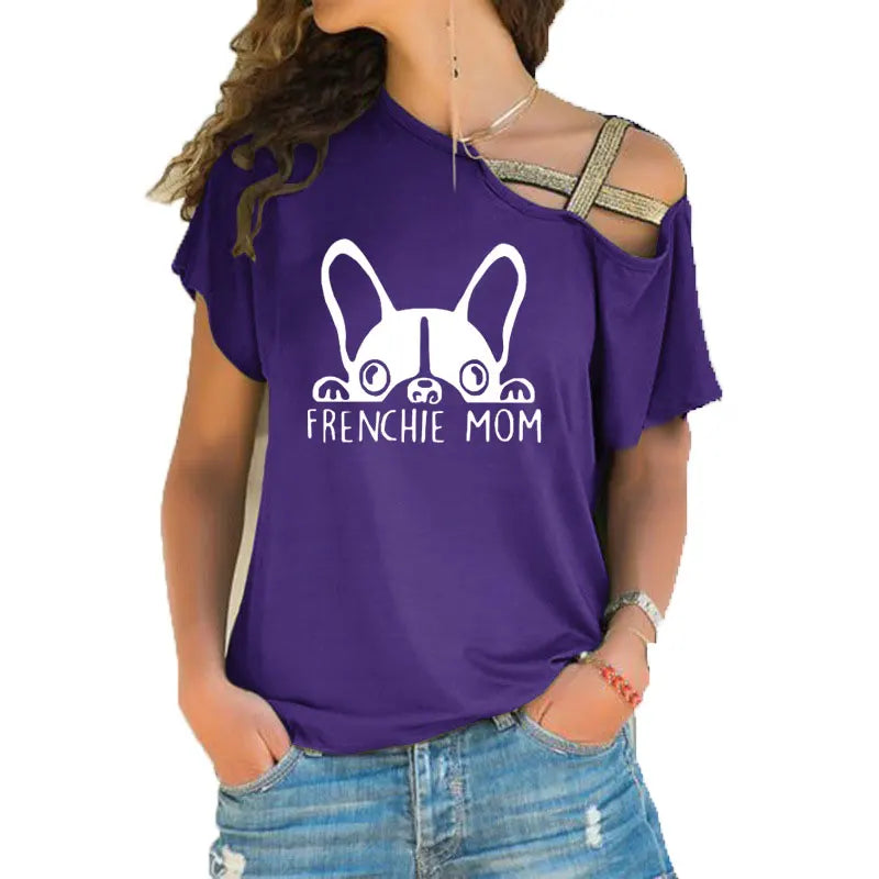 Frenchie Mom Summer Fashion T-Shirt