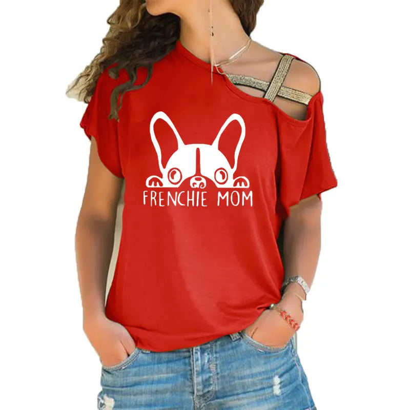 Frenchie Mom Summer Fashion T-Shirt
